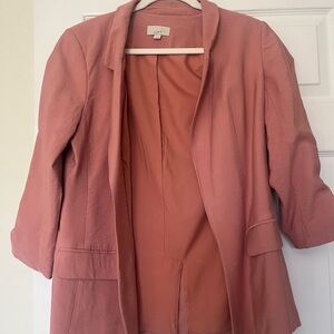 LOFT Women's Blush Pink Blazer